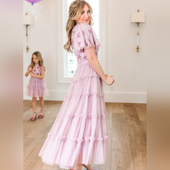 ivy city & Co pink lilac dress - Picture 10 of 16